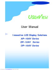 I-Tech UltraView DP-10AV Series User Manual