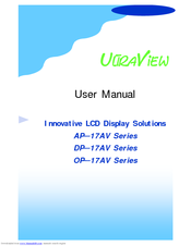 I-Tech UltraView OP-17AV Series User Manual