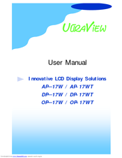 I-Tech UltraView DP-17WT User Manual