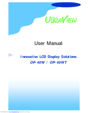 I-Tech UltraView OP-40WT User Manual