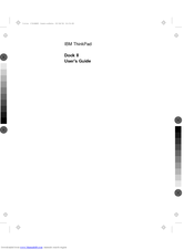 IBM Dock II User Manual