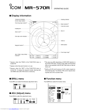 ICOM MR-570R Operating Manual