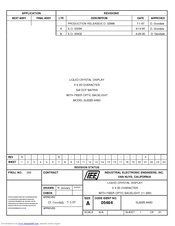 IEE SLB325-X4X0 Reference Manual
