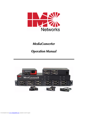 Imc Networks MediaConverter/1 Operation Manual