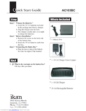 Ikan AC103 Quick Start Manual