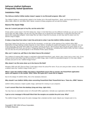 InFocus LP 600 Frequently Asked Questions