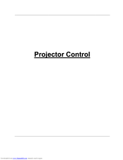InFocus LP690 Control Manual