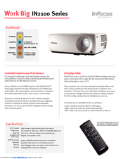 InFocus Work Big IN2106 Specifications