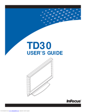 InFocus TD30 User Manual
