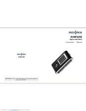 Insignia IN-MP3256 Instruction Manual