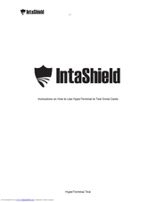 Intashield IS-200 How To Use Manual