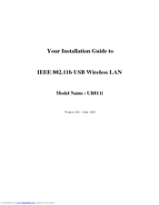 Unex UR011i Installation Manual