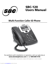 SBC SBC-120 User Manual