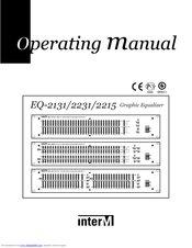 Inter-m EQ-2131 Operating Manual