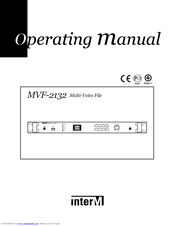 Inter-m MVF-2132 Operating Manual