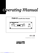 Inter-m PAM-D Operating Manual