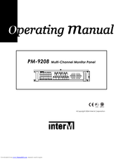 Inter-m PM-9208 Operation Manual