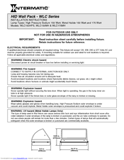 Intermatic WLC150HPS Installation Instructions