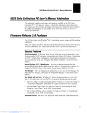 Intermec 5023 Data Collection PC User Manual Addendum