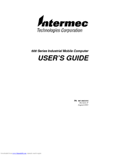 Intermec 600 Series User Manual