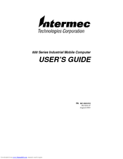Intermec 600 Series 600 User Manual