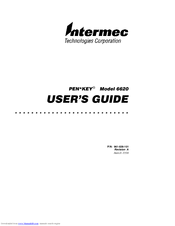 Intermec PEN*KEY 6620 User Manual