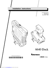 Intermec 6640 Installation Instructions Manual
