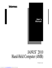 Intermec Janus 2010 User Manual