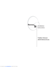 Intermec Trakker Antares 243 Series Accessories Manual