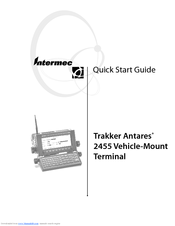 Intermec Trakker Antares 2455 Quick Start Manual