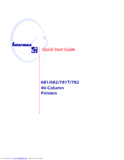 Intermec 782 Quick Start Manual