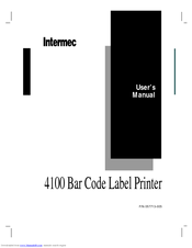 Intermec EasyCoder 4100 User Manual
