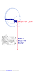 Intermec PW40A Quick Start Manual