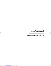 Intermec MaxiScan 2400 User Manual