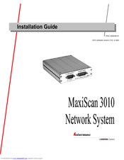 Intermec MaxiScan 3010 Installation Manual