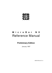 Intermec MicroBar NX Reference Manual