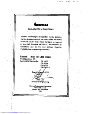 Intermec Sabre 1551 Supplementary Manual