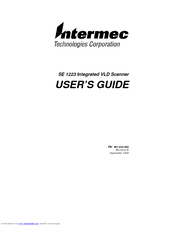 Intermec SE1223 User Manual