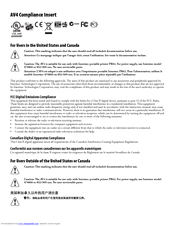 Intermec AV4 Compliance Insert