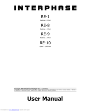 Interphase RE-Series RE-10 User Manual