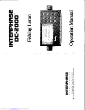 Interphase DC-2000 Operation Manual