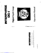 Interphase DG-1 Operation Manual