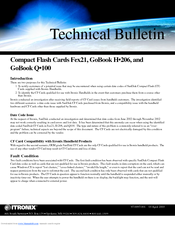 Itronix FEX21 Technical Bulletin