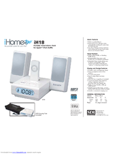 iHome iH18 Features