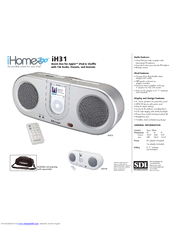 iHome290 iH31 Specifications