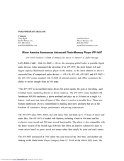 iRiver iFP-195T Release Notes