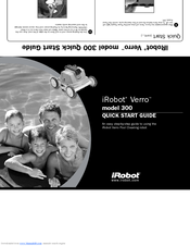 iRobot Verro 300 Quick Start Manual