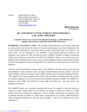 JBL GENUS HE 24 Release Notes