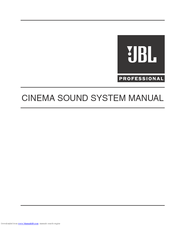 Jbl Cinema 300 Manual