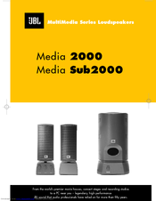 JBL MEDIA 2000 Owner's Manual